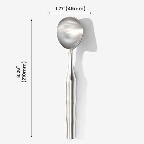 304 Stainless Steel Ice Cream Scoop, Heavy Duty Scooper for Hard Ice Cream