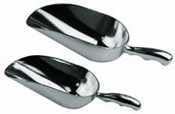 Winco AS-12 Aluminum Utility Scoop, 12-Ounce (2-Pack)