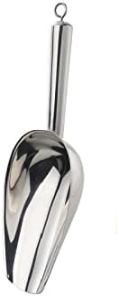Buy Star Gold Ice Cream Scoop, Premium Stainless Steel Cookie Scoop, Fashion Ice Scoop, Sturdy Flour Scoop, Utility Candy Scoop, Dishwasher Safe (8oz/9 Inch) (Silver)