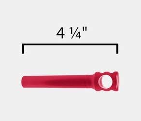Hand-Held T-Shaped Mini Pocket Corkscrew - Box of 12 (Red)