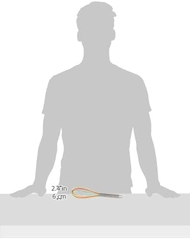 APOLLO Whisk Rainbow, silicone, 26cm, 25x6x6