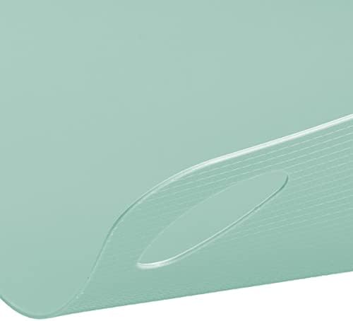 Zeller 26157 Cutting Mat Set 2-Piece Plastic Lime/Mint Approx. 38 x 29 cm Chopping Board Dishwasher Safe