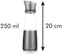 Tescoma Oil Dispenser Bottle with no-drip Spout, made of glass (8,5oz)