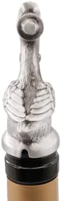 Animal Wine Aerator & Liquor Pourer for Bar,Home and Party Wine Pourer Aerator Festival Gift (Duck Silver Gray)