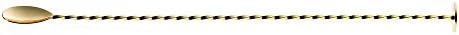 Barfly - M37019GD Barfly Muddle Bar Spoon, Muddler 15 3/4" (40 cm), Gold