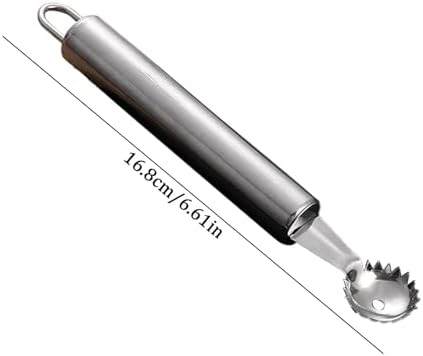 Stainless Steel Strawberry Huller and Tomato Stem Corer Tool Multi-Function Stainless Corer and Pitter Remover for Strawberry Gadgets Kitchen Tool Blade Craft Fruit Tools Fruit and Vegetable Tools