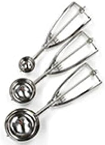 Chef Craft Heavy Duty Medium Ice Cream/Cookie Dough Scoop, 2.25 inch Diameter, Stainless Steel