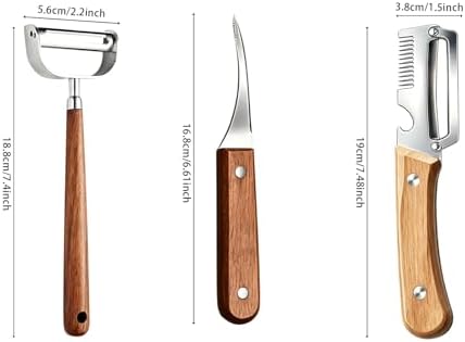 3 Pcs Fruit & Vegetable Peeler Set
