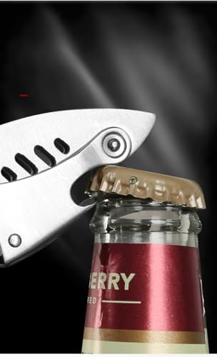 True Shark Corkscrew, Professional Waiters Corkscrew Wine Key Bottle Opener,Manual Wine Key for Servers, Waiters, Bartenders and Home Use(Shark)