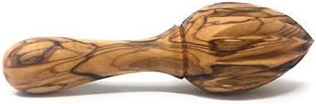 AramediA Olive Wood Lemon Juicer/Lemon Reamer - Handmade Hand Held Olive Wood Reamer for Lemons, Limes, Citrus, Orange Squeezer - Great Christmas Gift