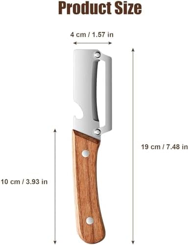 Zero Flex Wooden Peeler, 2-in-1 Multifunctional Vegetable Peeler, Wooden Handle Peeler, Zero Flex Wood Kitchen Tool for Fruit Potato (3 PCS)