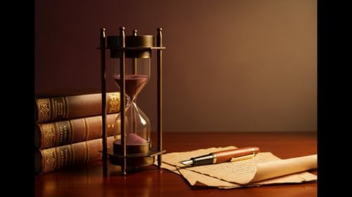 5" Decorative Brass Sand Timer Hourglass with Antique Maritime Brass Compass Rustic Vintage Home Decor Gifts