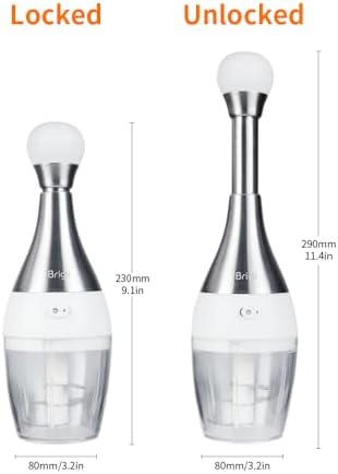 Brigii Garlic Press,Onion vegetable chopper,Food Chopper,Garlic Mincer, for Ginger, Chili, Nuts - Chop into Minced, Dishwasher Safe