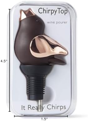 Wine Pourer - Brown and Copper