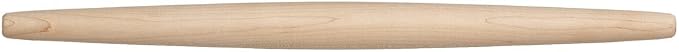 Fletchers Mill Rolling Pin French Style Dough Roller Handcrafted Hardwood 20 inch