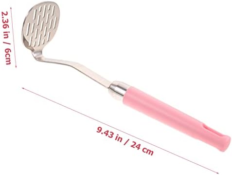 Food-grade Stainless Steel Potato Masher with Comfortable Grip Manual Tool for Potatoes Carrots and Fruits Easy to Use Kitchen Utensil for Home Cooking