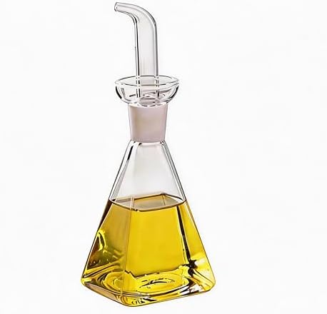 ELETON Square Non Drip Oil Dispenser for Kitchen,Easy Refill and Pouring