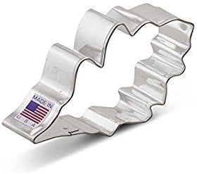Ann Clark Cookie Cutters Fall Thanksgiving Cookie Cutters 5-Pc. Set Made in USA, Maple Leaf, Turkey, Oak Leaf, Pumpkin, Football