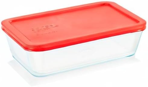 Pyrex Simply Store 6 Cup Glass Food Storage Container, BPA-Free Lids | BPA-free lid, freezer, dishwasher & microwave safe