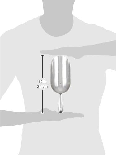 Fox Run Brands 5851 Aluminum Ice Scoop, 12oz, Silver