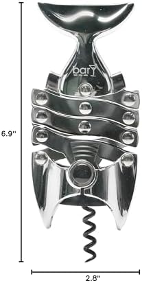 barY3 The Big Fish Corkscrew – Heavy-Duty Wine Opener with Ergonomic Design for Effortless Uncorking