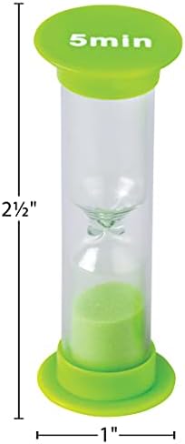 5 Minute Sand Timers - Mini (Pack of 2)
