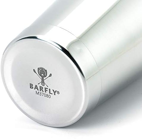 Barfly Cocktail Tin, Small 18 oz (532 ml), Stainless Steel, Double Heavy Gauge