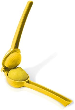 Vin Bouquet Lemon Squeezer, Stainless Steel, Yellow, 26.5 x 10 x 5.3 cm