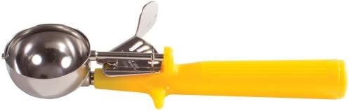 Winco Size 20 Yellow Stainless Steel Ice Cream Disher