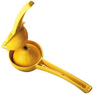 IBILI Lemon Squeezer, Aluminium, Yellow, 10 x 10 x 18 cm