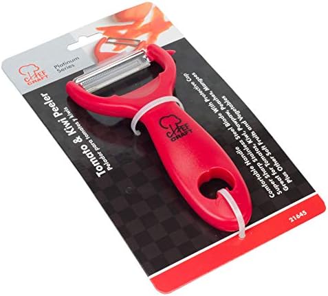 Chef Craft Select Vegetable Peeler Set, 3 Piece Set, Green/Red/Blue