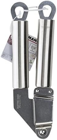 Fackelmann 7.3" "Premium" Stainless Steel Garlic Press, Silver