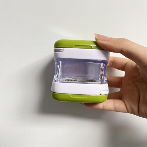 Kitchen Innovations Garlic Press and Chopper with Stainless Steel Blades Small Garlic Slicer for Mincer Ginger Fruit Kitchen Tool