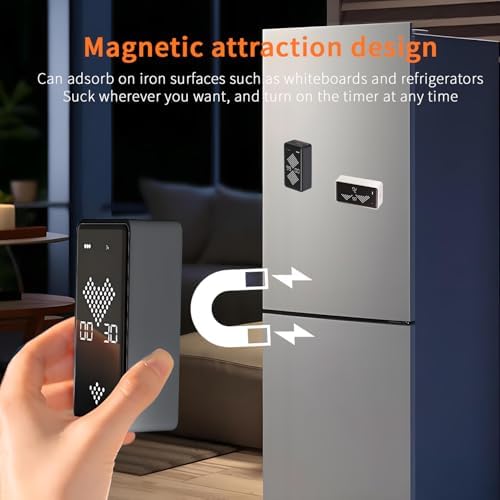 QUMOX F8 Hourglass Gravity Timer, 1–99 Minutes