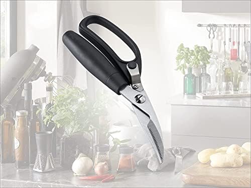Leifheit Poultry Shears, Hand Sharpened Stainless Steel Blades, Practical One Hand Use, De-boning Chicken, Chicken Cutters, Chicken Shears, Poultry Shears French, Chicken Scissors, Kitchen