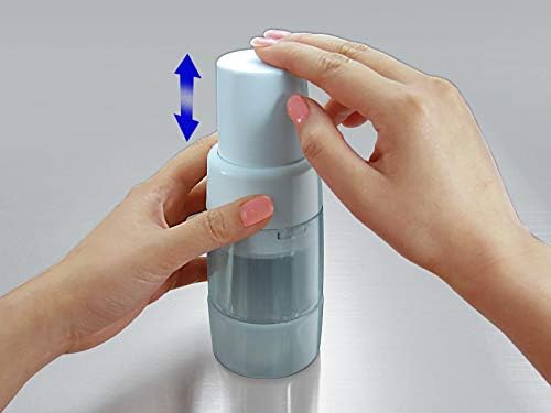 Mini Chopper | Compact Manual Food Chopper Cutter Mincer for Garlic Nuts Ginger Herbs Parsley Chili Peppers Mushroom | Sharp Stainless Steel Blades | Self-Contained Base to Hold & Chop Food