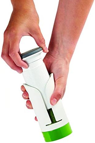 Zyliss Spiralizer - Vegetable Spiralizer & Slicer - Kitchen Tool & Gadget for Cooking - Manual Vegetable Slicer - Dishwasher Safe - White/Green