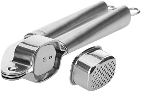 Westmark 18362270 Stainless Steel Garlic Press, Does It Right the First Time, Silver/Gray