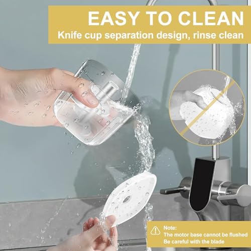 350ML (1.4 Cup) Electric Garlic Chopper, Portable Mini Food Processor