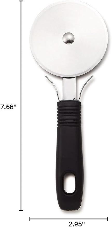 Suncraft AL-168 Aizuma Senka Pizza Cutter with Case, Made in Japan, Silver