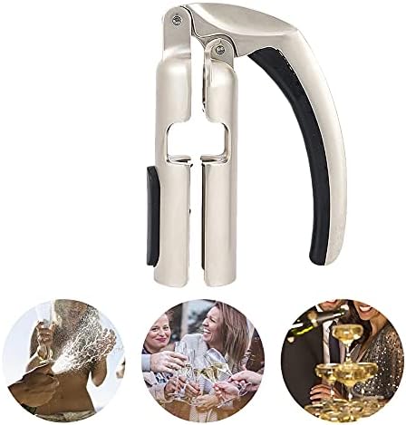 HAKUNA Champagne Bottle Opener - Zinc Alloy Sparkling Wine Cork Puller - Bar Jar Cork Puller - Champagne Corkscrew -Kitchen Sparkling Wine Bottle Opener - Best Gift Accessories