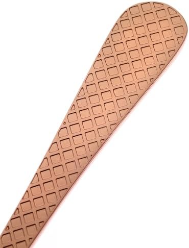 Barfly 13.2-inch Diamond Lattice Etch Bar Spoon, Copper Plated