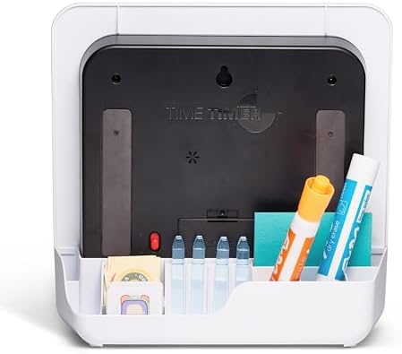 TIME TIMER 8 inch Visual Timer with Visual Schedule Package - 60 Minute Kids Desk Countdown Clock with Dry Erase Board, whiteboard Marker, and pecs Cards - for Kids Classroom, Home and Routine Timer