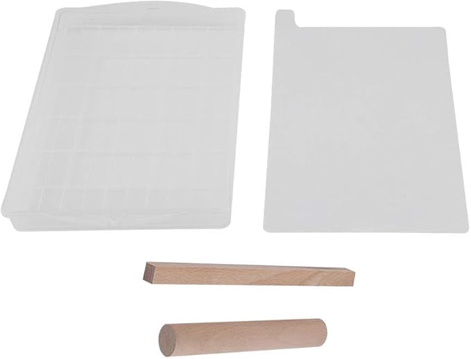 DIY Handmade Nougat Tools Tray Set Silicone Nougat Nonstick Making Mat Wooden Rolling Pin Baking Tools Chocolate Candy Tools Wooden Rolling Pin Set