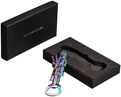 Scottish Highland Bagpipe Cool Beer Wine Bottle Opener for Bar Hallowmas,Thanksgiving,Christmas