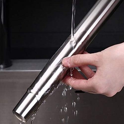 AMUZHI Smooth Seamless Stainless Steel Rolling Pin, 16.7 Inch | Easy to clean food grade metal, ideal for daily pizza, pie, pasta, dumpling and cookie dough household baking