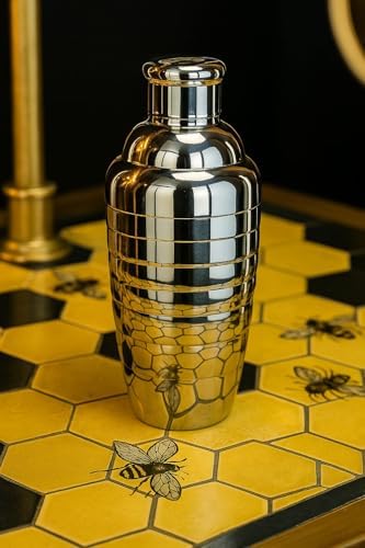 Franmara 18 Oz. Stainless Steel Convex Cocktail Shaker Set