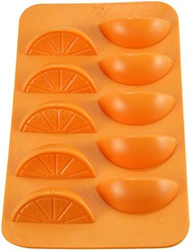 Orange Slices Ice Cube Tray - Fairly Odd Novelties - Fun Fruit Shaped Food Molding Gift