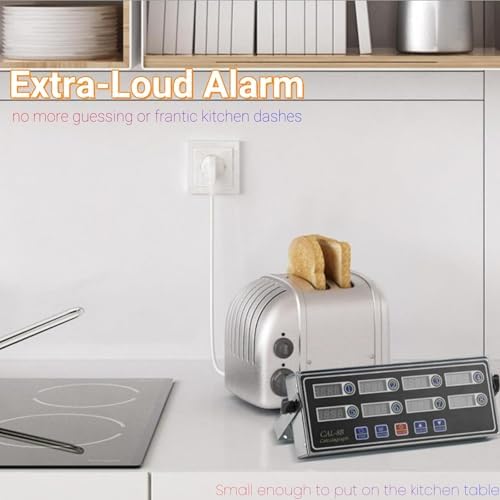 8 Channel Kitchen Timer, Digital Timer Cooking Timer for Cooking