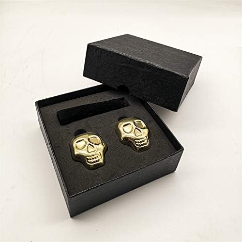 Stainless Steel Skull Shaped Whiskey Stones Set Reusable Chilling Rocks Ice Stones Gift for Whiskey Lovers